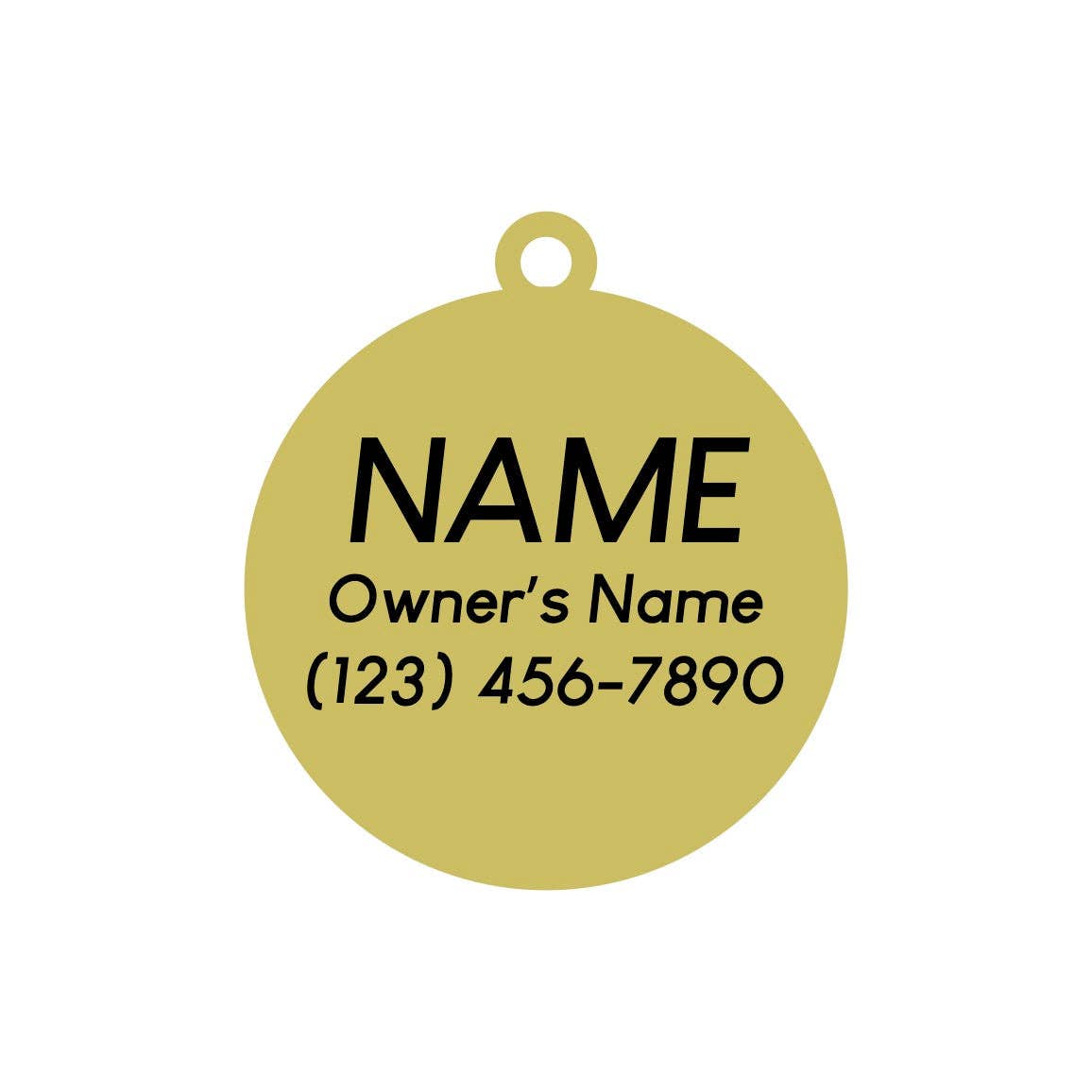 Bad To the Bone Pet Id Tag
